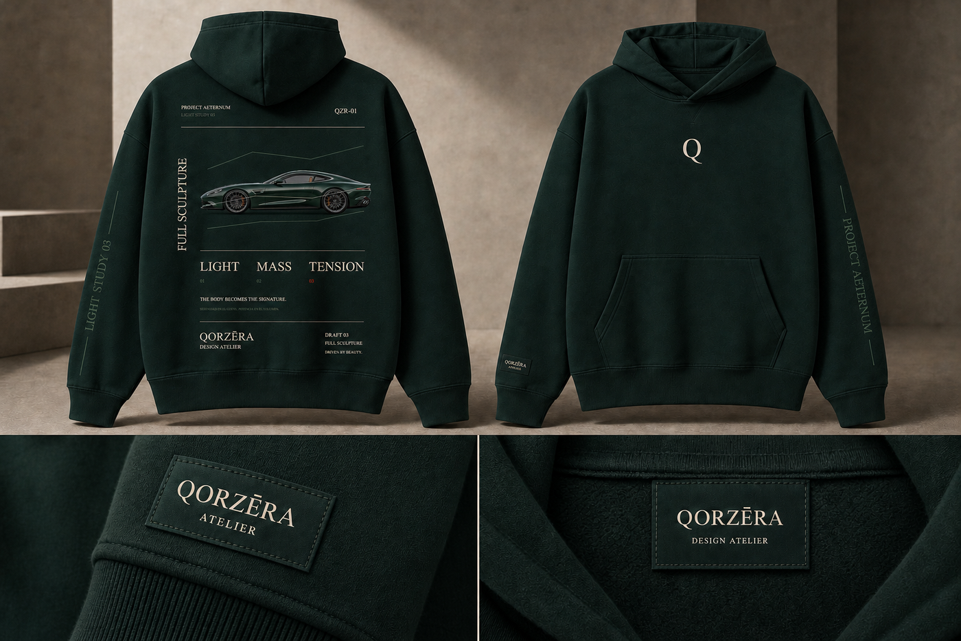 Full Sculpture Hoodie — Men