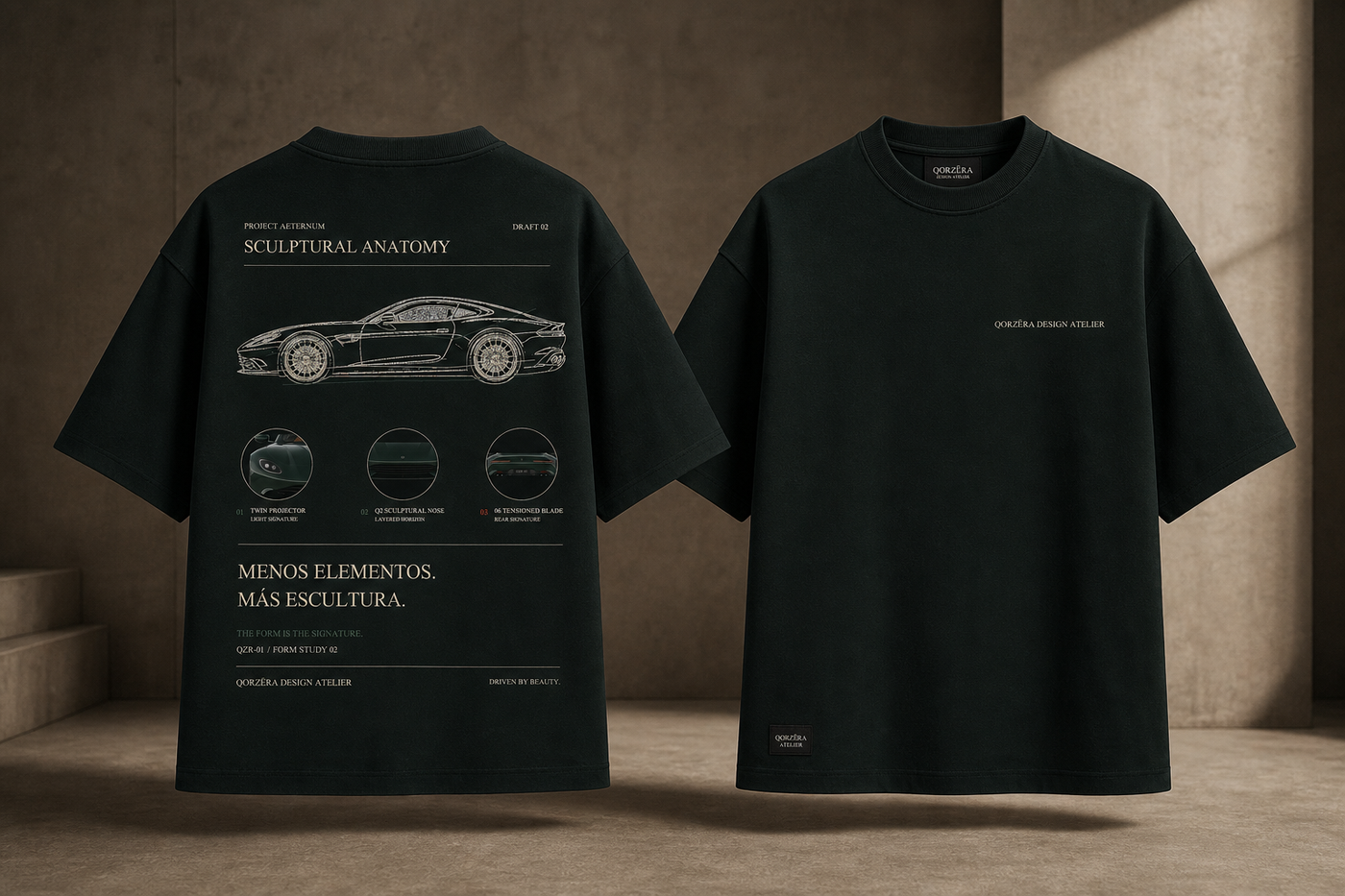 Sculptural Anatomy Tee — Men